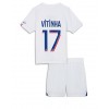 Paris Saint-Germain Vitinha Ferreira #17 Tredjedraktsett Barn 2022-23 Kortermet (+ korte bukser)